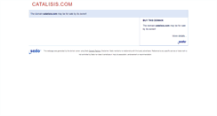 Desktop Screenshot of catalisis.com